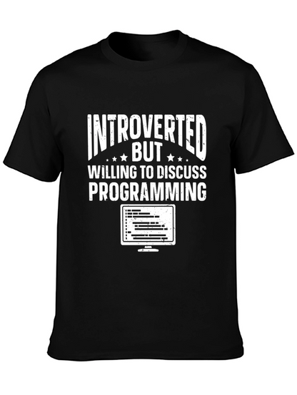 Introverted Programmer T-Shirt