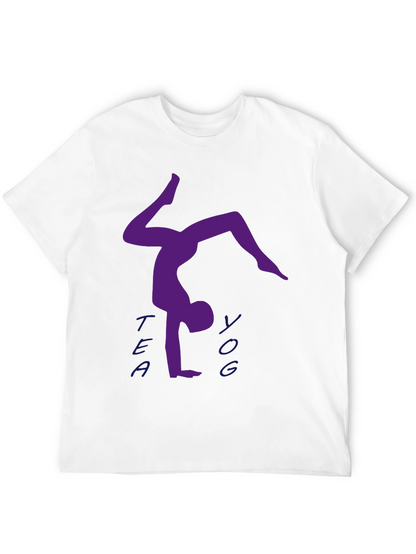Yoga Handstand T-Shirt - Tea Yoga Design