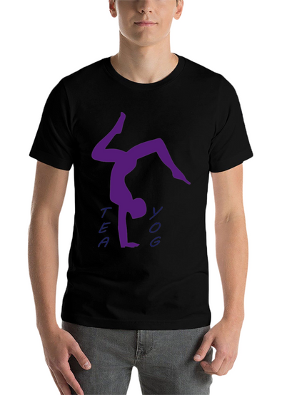 Yoga Handstand T-Shirt - Tea Yoga Design