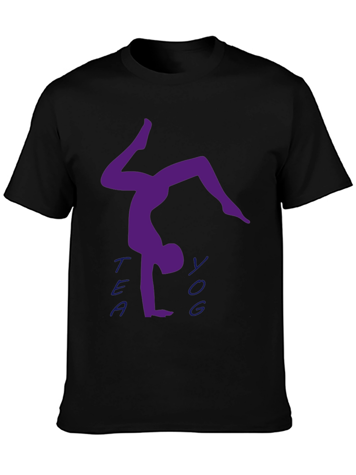 Yoga Handstand T-Shirt - Tea Yoga Design