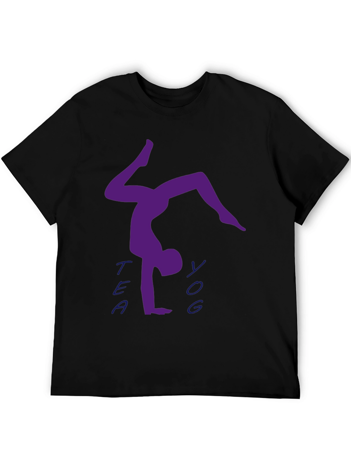 Yoga Handstand T-Shirt - Tea Yoga Design