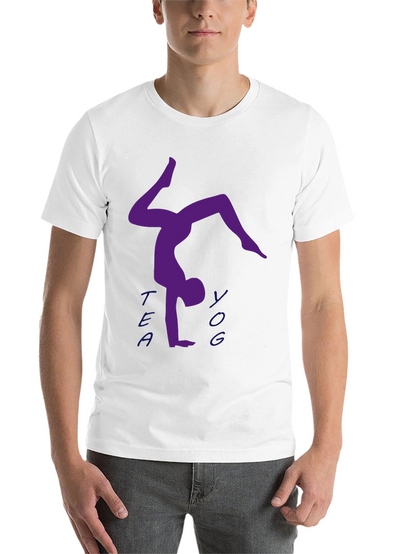 Yoga Handstand T-Shirt - Tea Yoga Design