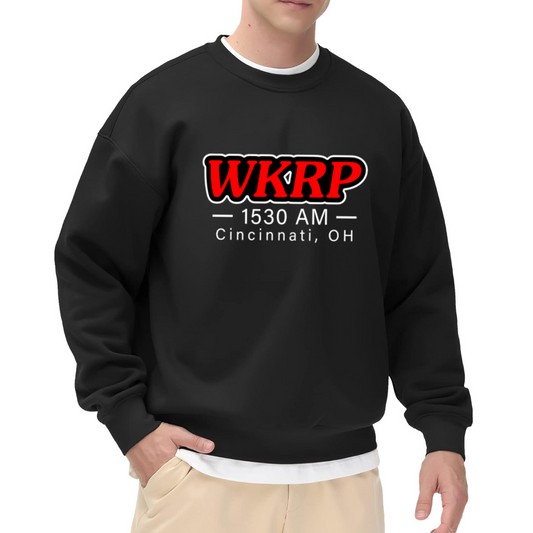 WKRP 1530 AM Cincinnati OH Vintage Radio Show Crewneck Sweatshirt