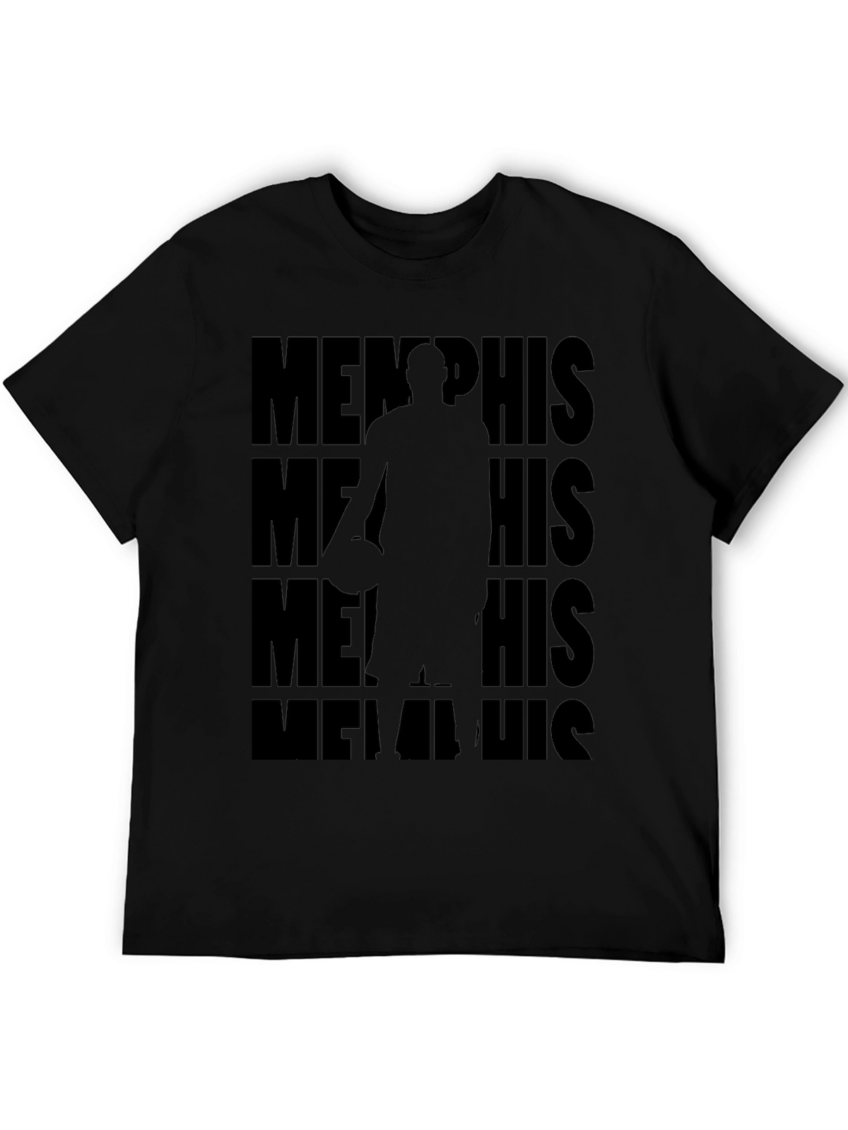 Memphis Basketball Graphic Tee - Black
