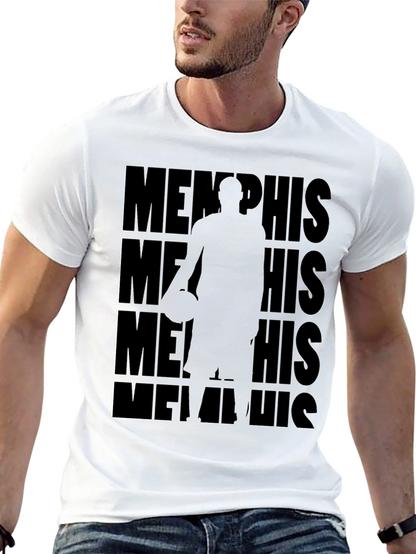 Memphis Basketball Graphic Tee - Black