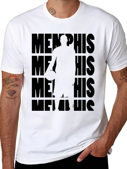 Memphis Basketball Graphic Tee - Black