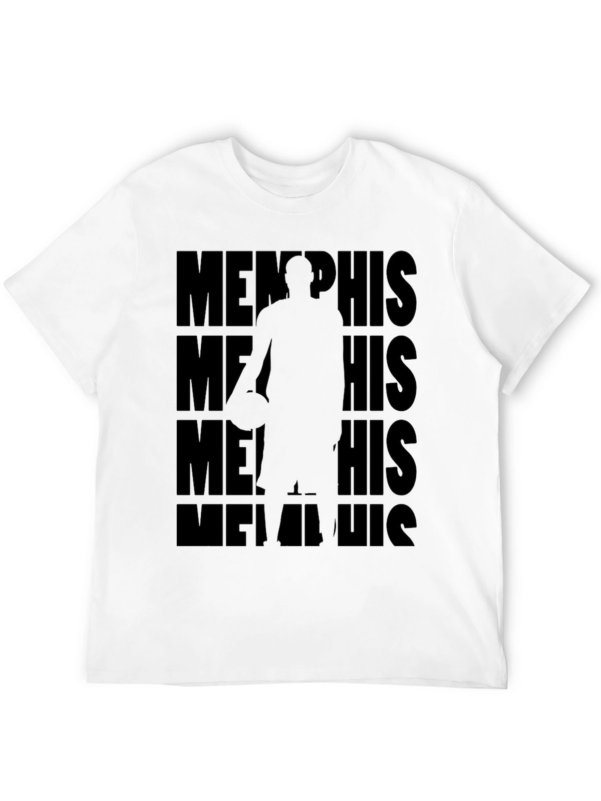 Memphis Basketball Graphic Tee - Black