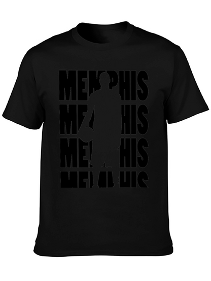 Memphis Basketball Graphic Tee - Black