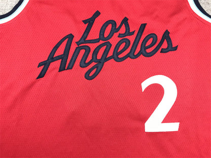 Men's LA Clippers Kawhi Leonard #2 Red Swingman Jerseys