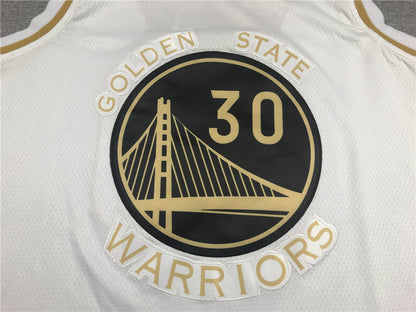 Men's Golden State Warriors Stephen Curry #30 White Swingman Jerseys