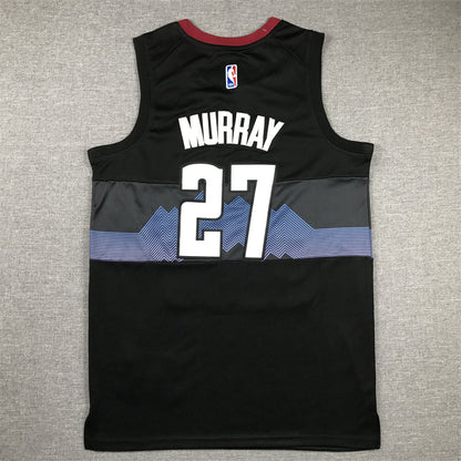 Men's Denver Nuggets Jamal Murray #27 Black 2023/24 Swingman Jerseys - City Edition