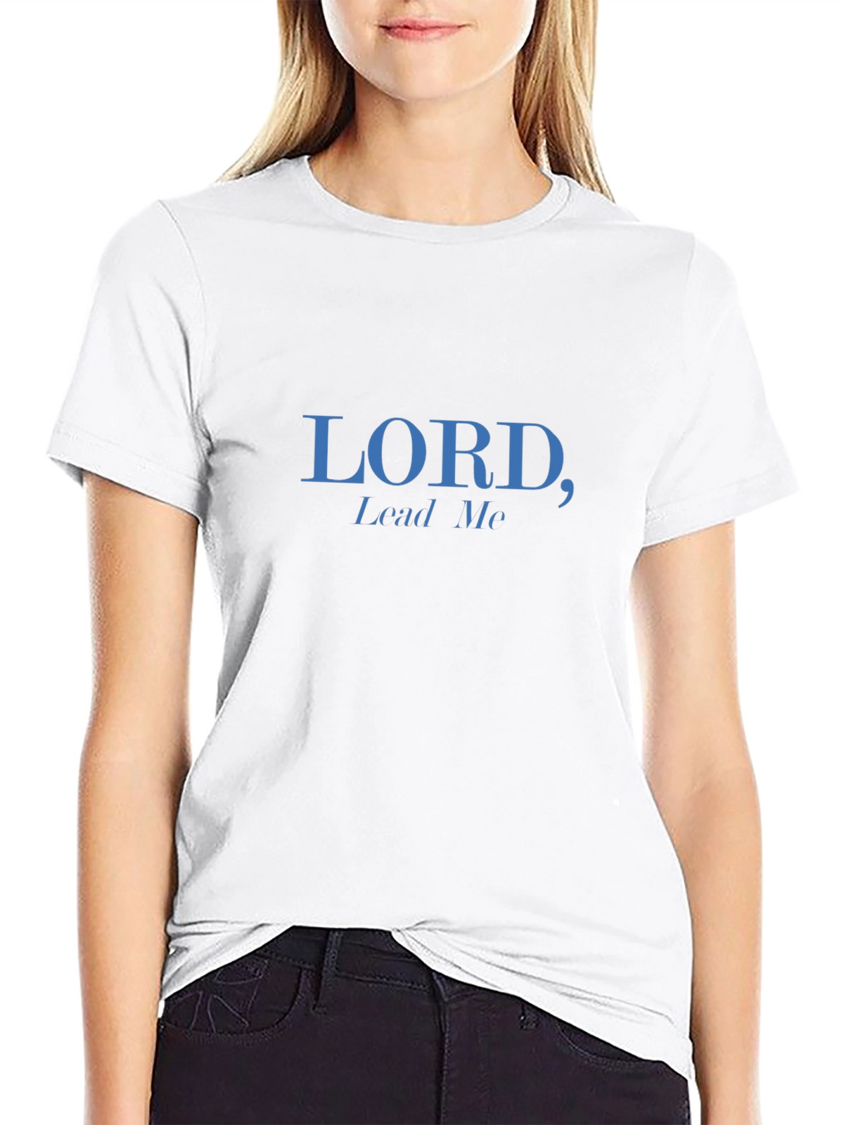 Lord Lead Me Black T-Shirt