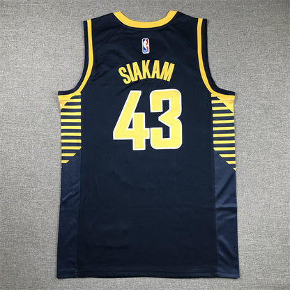 Men's Indiana Pacers Pascal Siakam #43 Navy Swingman Jerseys - Icon Edition