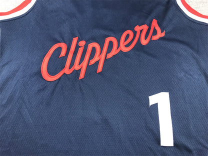 Men's LA Clippers James Harden #1 Navy Swingman Player Jerseys