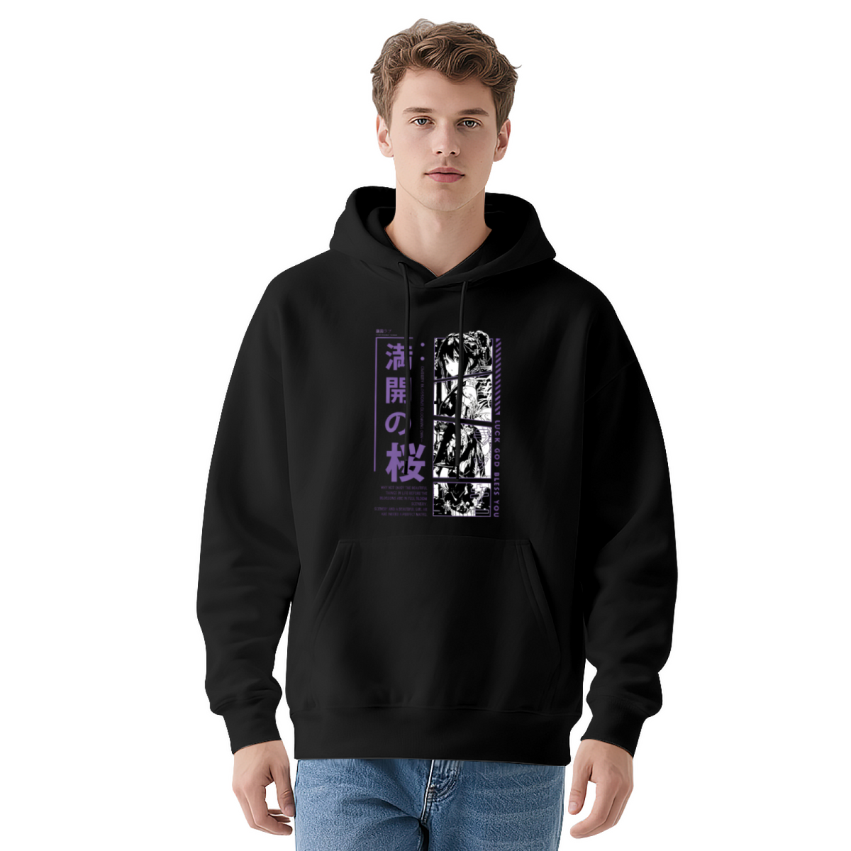 Japanese Anime Manga Art Stylish Street Hoodie
