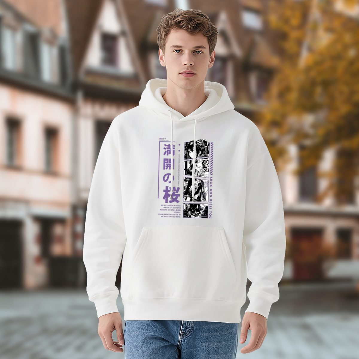 Japanese Anime Manga Art Stylish Street Hoodie
