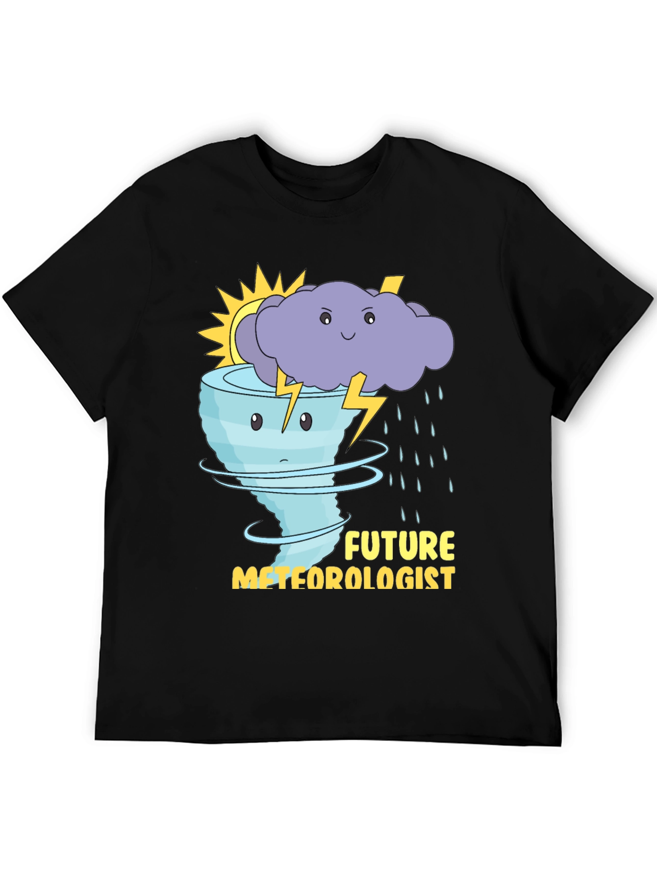 Future Meteorologist T-Shirt: Weather Cartoon Graphic Tee