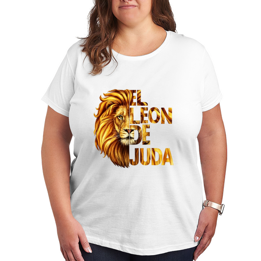 El Leon De Juda Golden Lion Faith Graphic T-Shirt