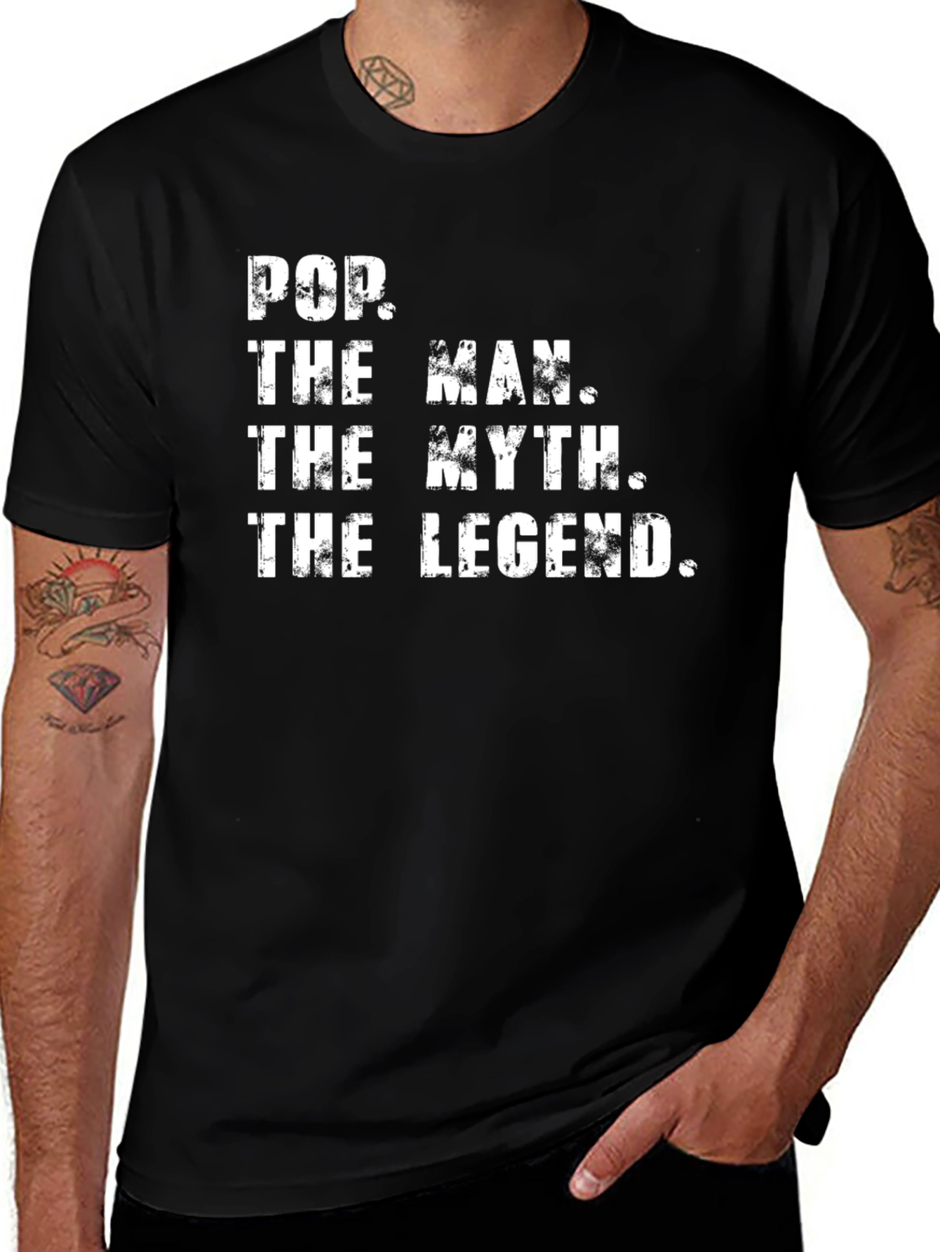 Pop The Man The Myth The Legend Graphic T-Shirt