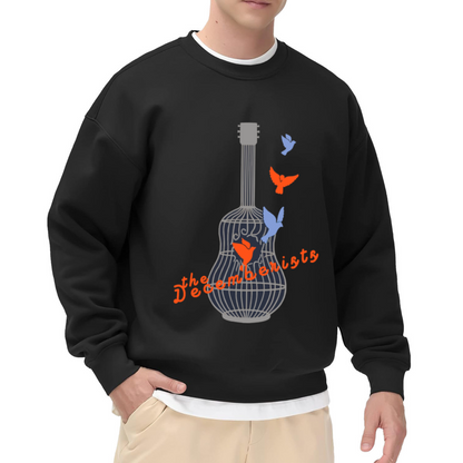 The Decemberists Guitar Bird Indie Band Vintage Crewneck Sweatshirt
