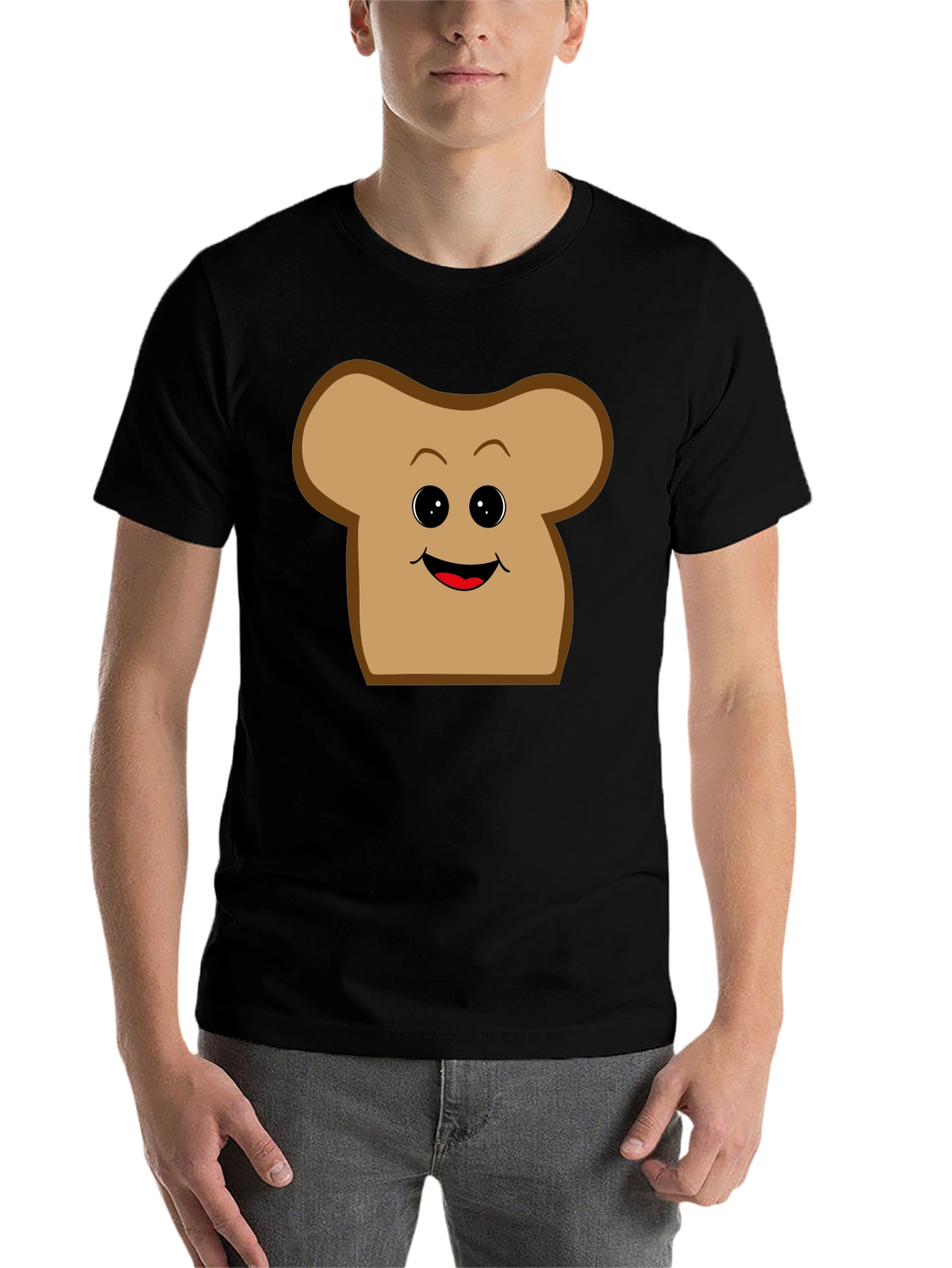 Toast Face Graphic T-Shirt