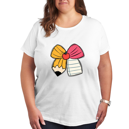 Teacher Apple Pencil Back To School Graphic Tee