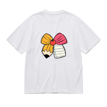 Teacher Apple Pencil Back To School Graphic Tee