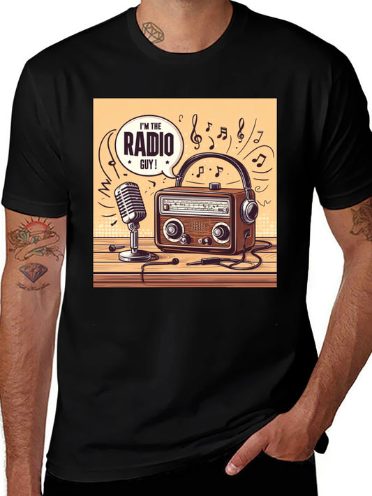 Radio Guy T-Shirt - Vintage Broadcaster Style