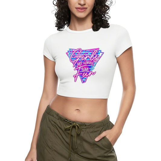 Hija de Dios Isaiah 62:3 Spanish Faith Red Crop Tee
