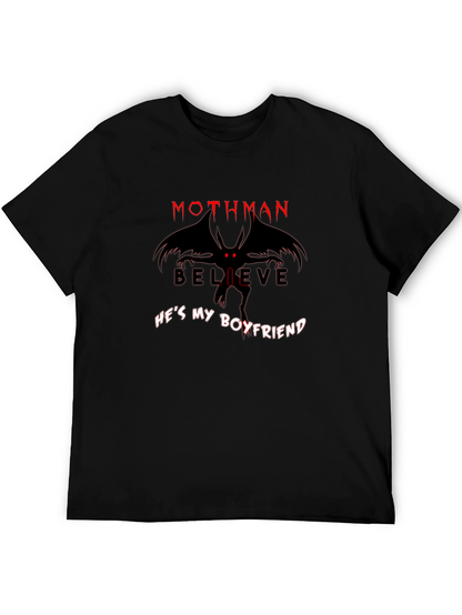 Mothman Believe Hes My Boyfriend Graphic Tee