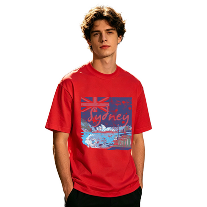 Men's Retro Beard Zigzag Vintage T-Shirt