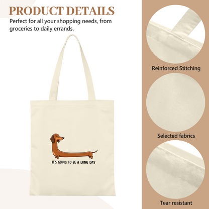 Bibliophile Definition Graphic Canvas Tote | Literary Thickened Student Shoulder Bag