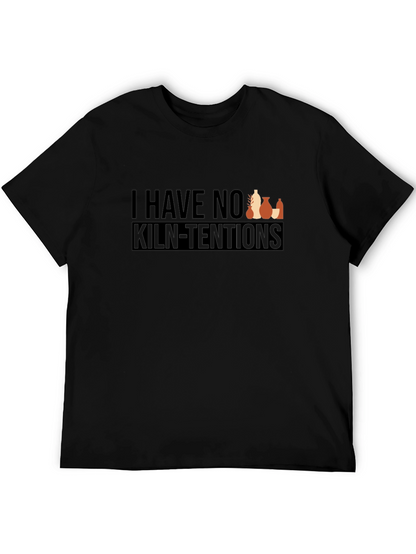 Pottery Humor T-Shirt - No Kiln-Tentions Graphic Tee