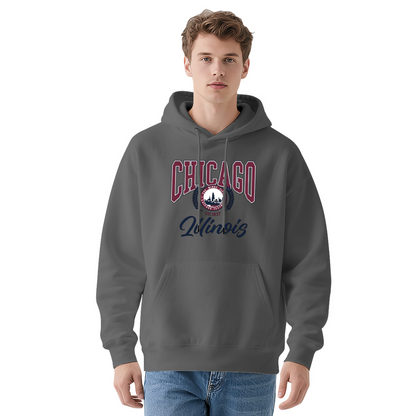 Chicago Illinois Classic Varsity City Pride Hoodie