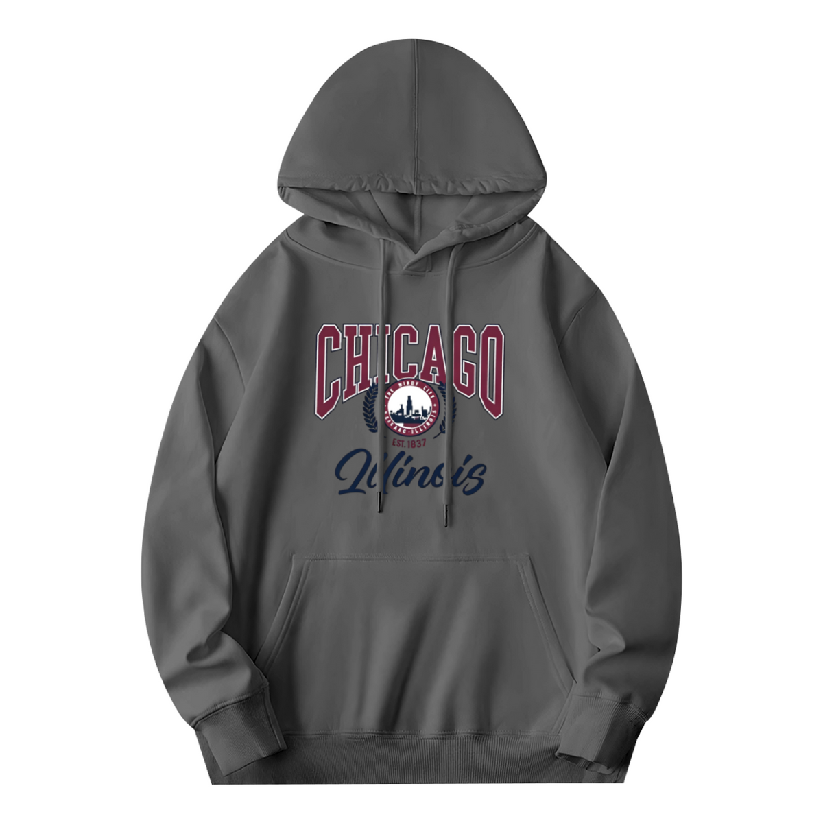 Chicago Illinois Classic Varsity City Pride Hoodie