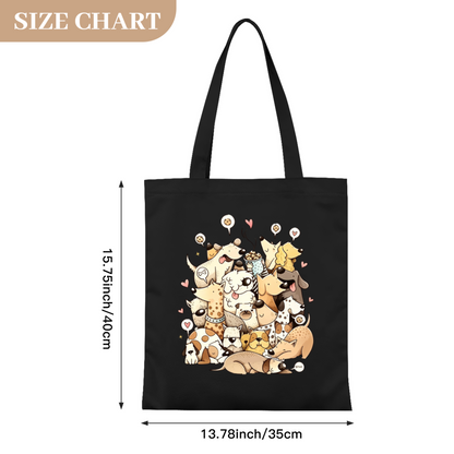 Funny Pickle Jar Graphic Canvas Bag | Just A Girl Cute Casual Commute Shoulder Bag