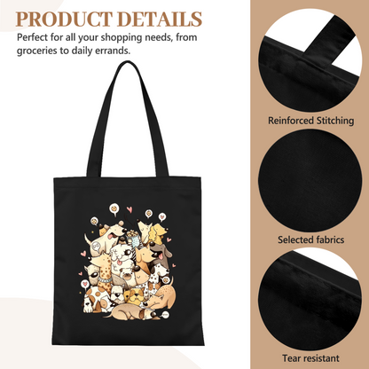 Funny Pickle Jar Graphic Canvas Bag | Just A Girl Cute Casual Commute Shoulder Bag
