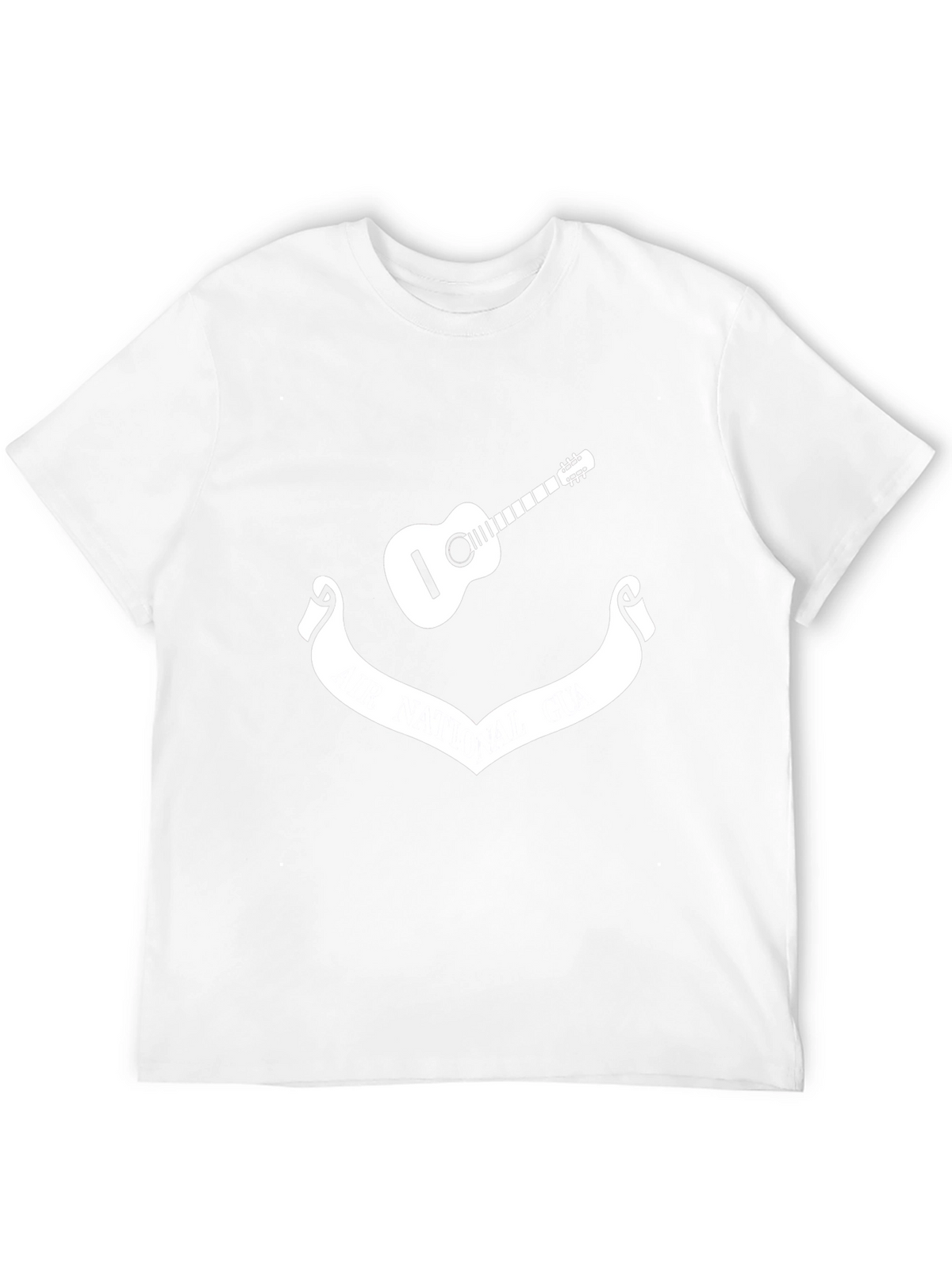 Guitar & Banner Graphic Tee - Black