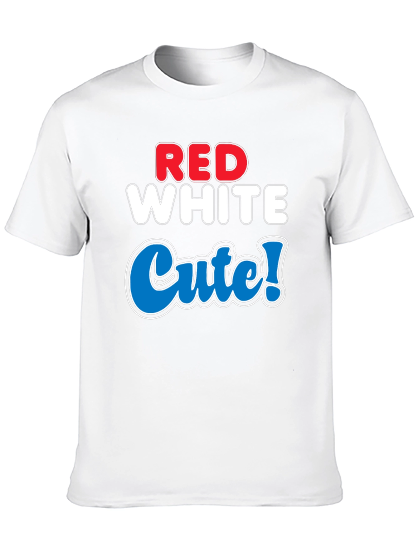 Red White Cute T-Shirt - Patriotic Style