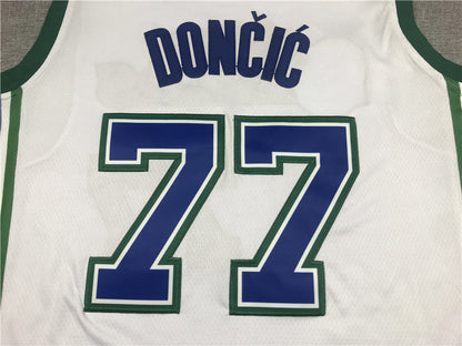 Men's Dallas Mavericks Luka Doncic White 2021/22 Swingman Jerseys - City Edition