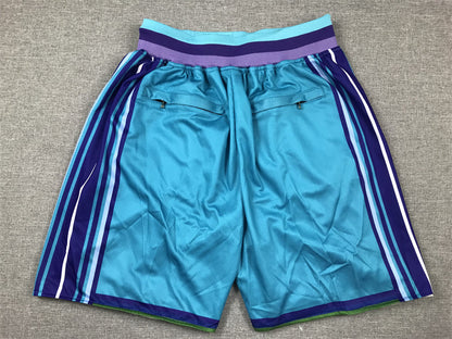 Men's Charlotte Hornets Teal Classic Edition Pocket Shorts11