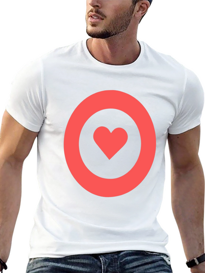 Heart Target T-Shirt - Love On Point
