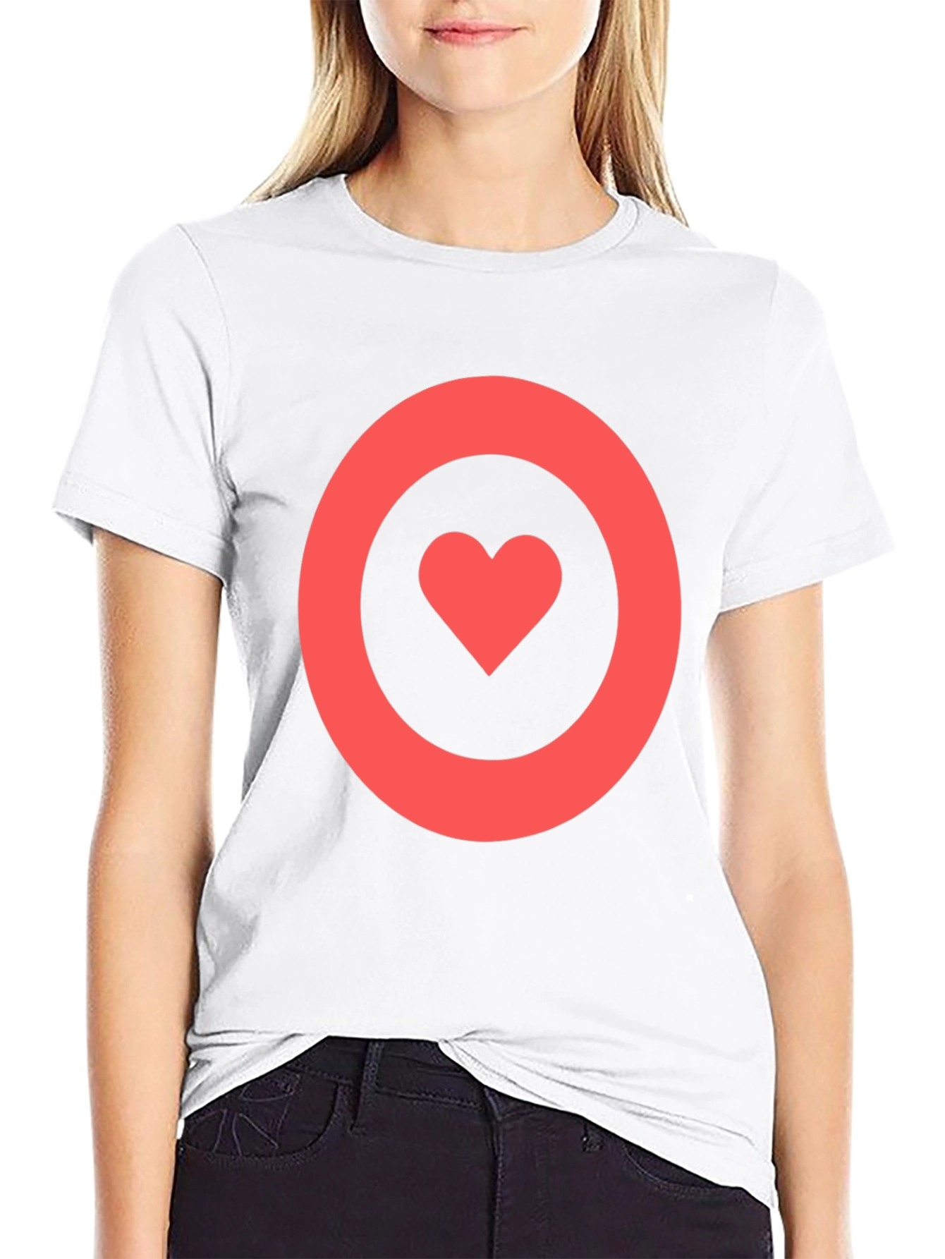Heart Target T-Shirt - Love On Point