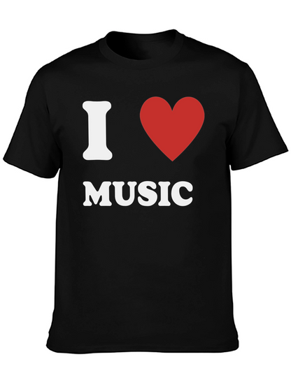 I Love Music T-Shirt - Classic Design