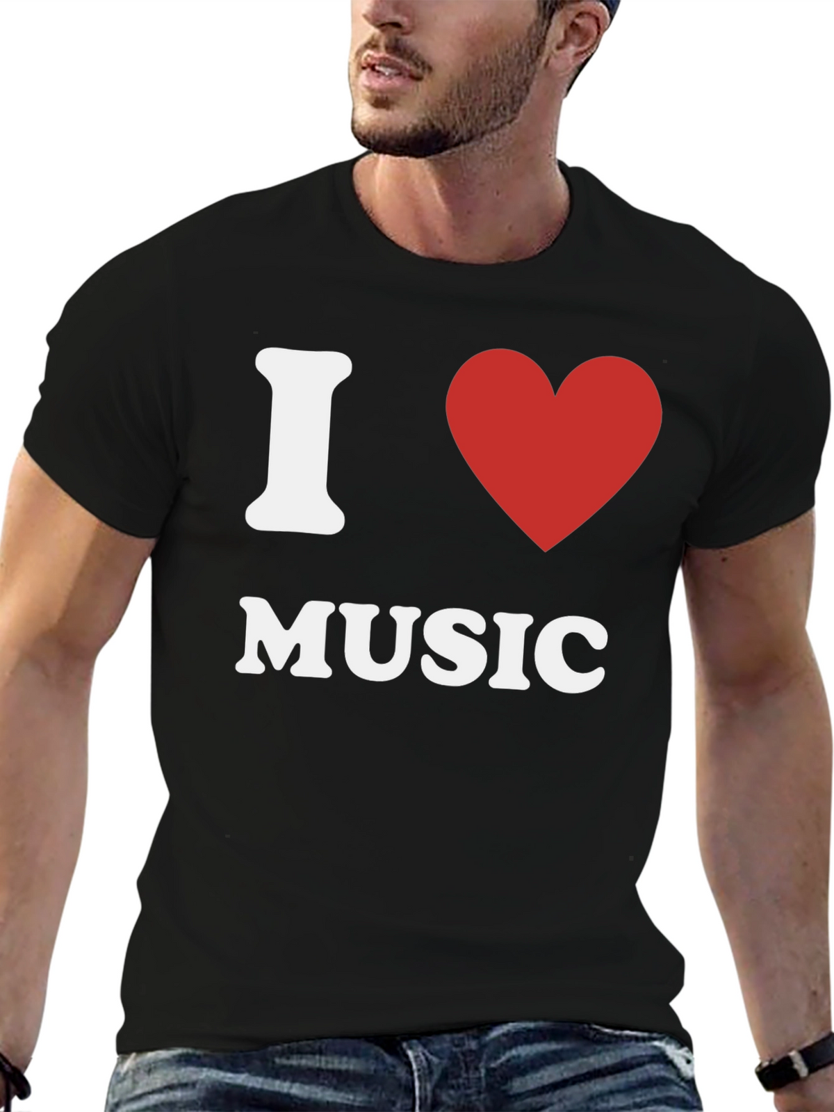 I Love Music T-Shirt - Classic Design