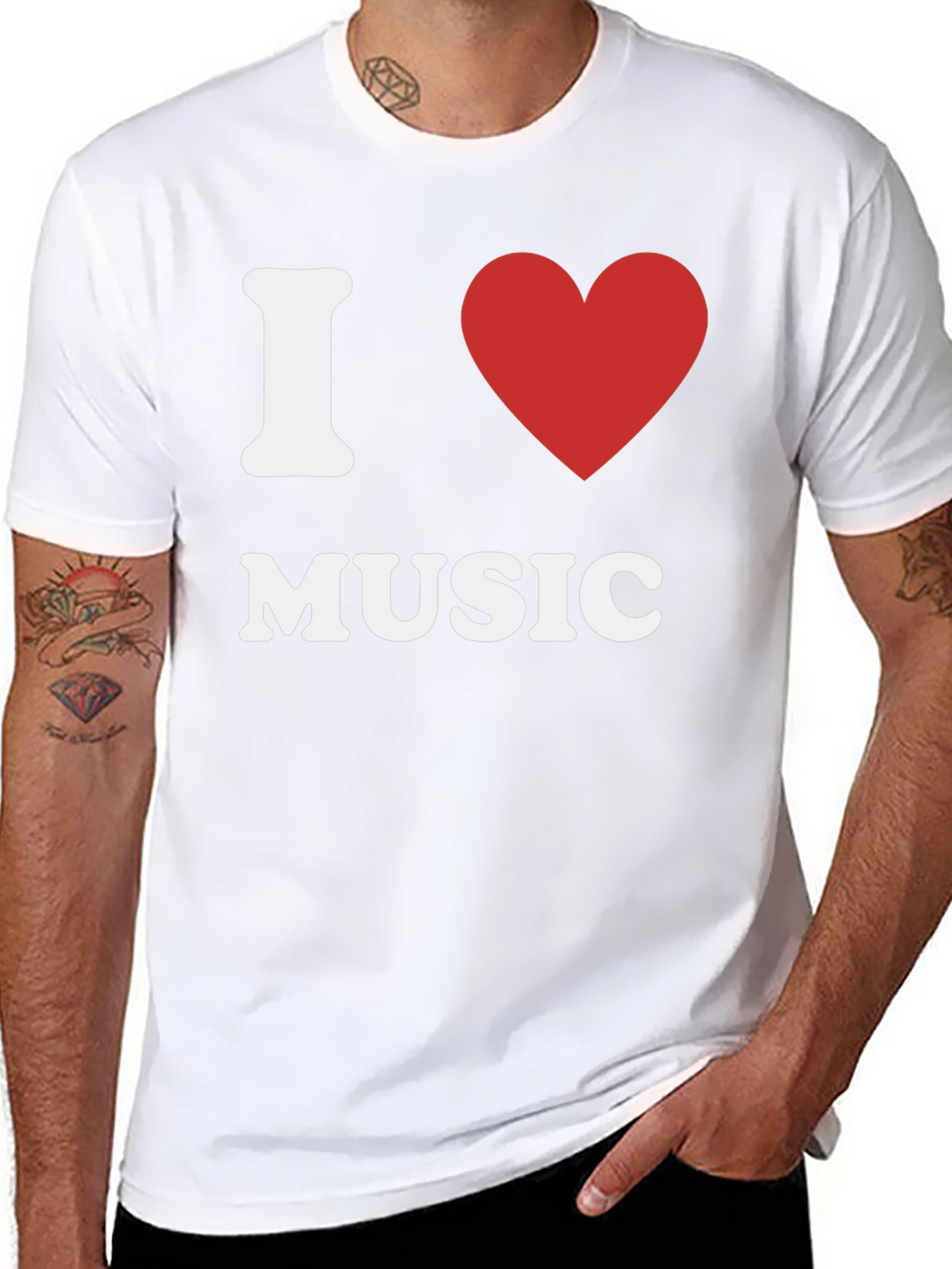 I Love Music T-Shirt - Classic Design