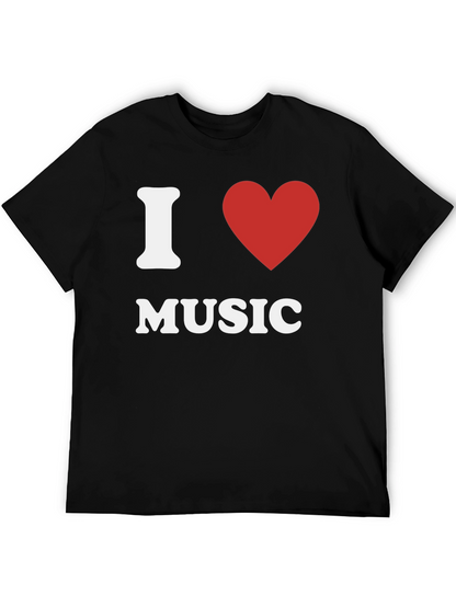 I Love Music T-Shirt - Classic Design