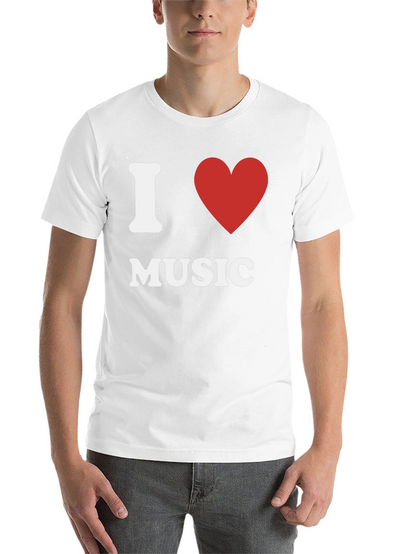 I Love Music T-Shirt - Classic Design