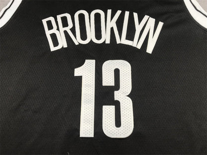 Men's Brooklyn Nets James Harden Black 2021/22 Diamond Swingman Jerseys