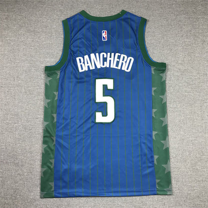 Men's Orlando Magic Paolo Banchero #5 Royal 2022/23 Swingman Jerseys - Statement Edition